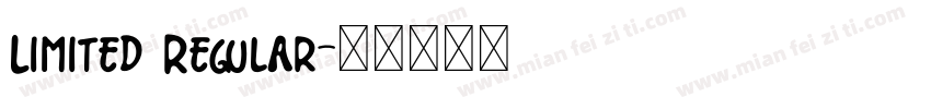 Limited Regular字体转换